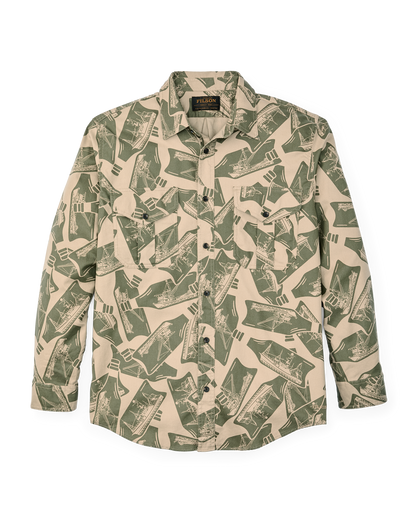 Lightweight Alaskan Guide Shirt - Khaki / Print