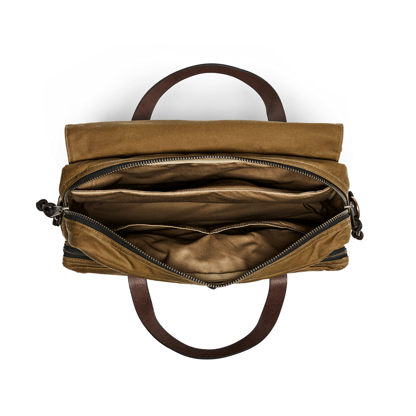 24 Hour Tin Cloth Briefcase - Dark Tan