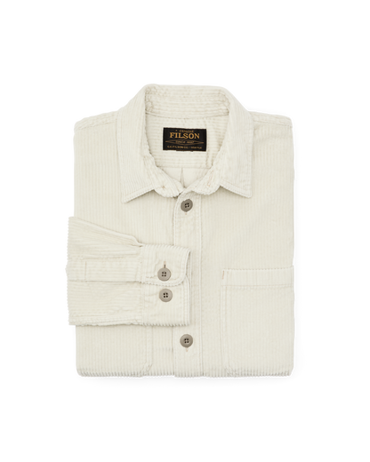 6-wale Corduroy Shirt - Stone