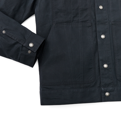 Dry Wax Short Cruiser Jacket - Navy