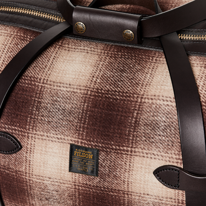 Medium Mackinaw Wool Duffle - Brown / Tan Ombre