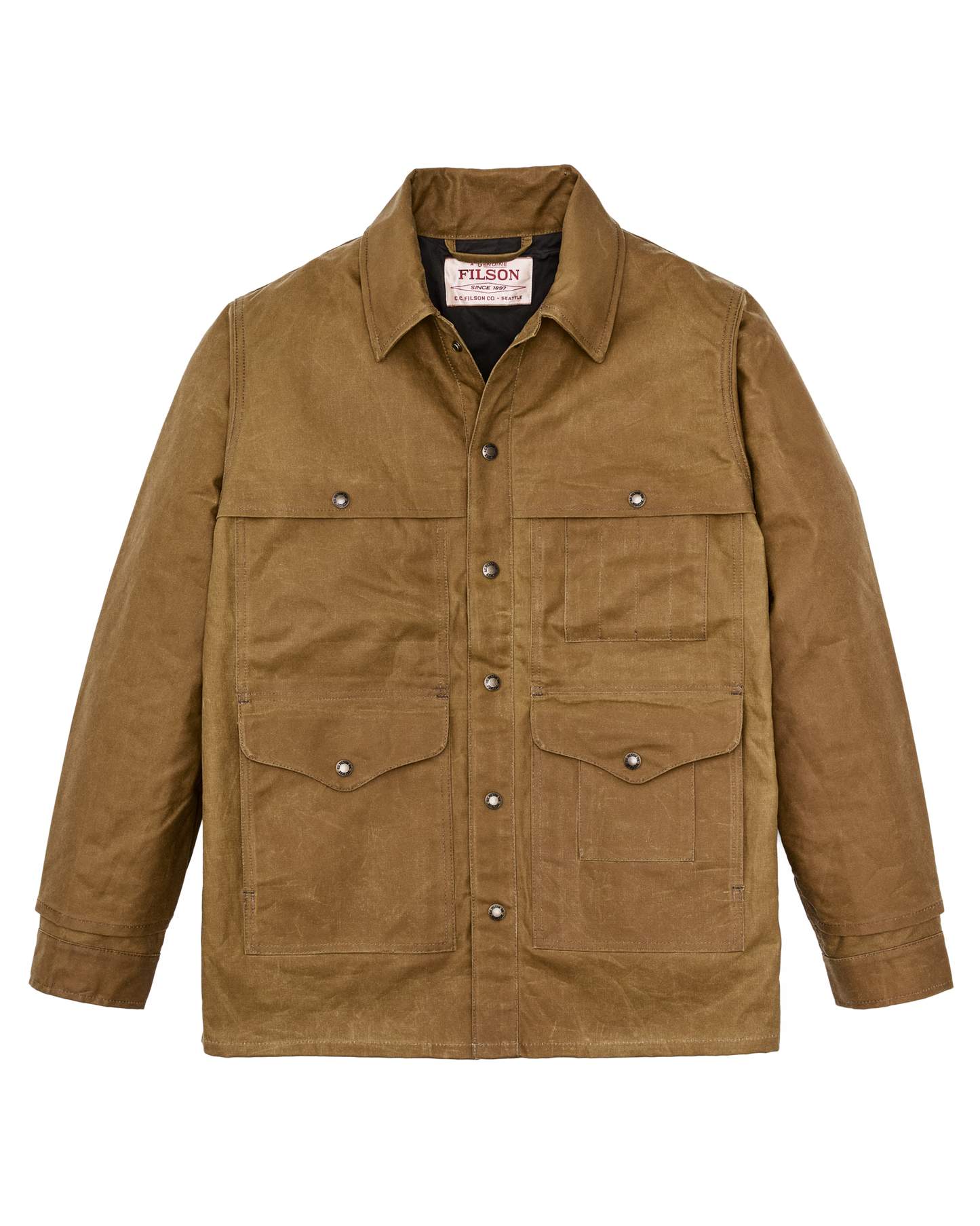 Lined Tin Cloth Cruiser Jacket - Dark Tan