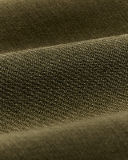400g Merino Wool Long Sleeve Half-zip - Dark Olive