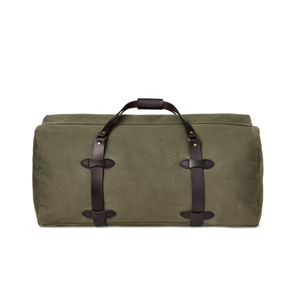 Large Rugged Twill Duffle Bag - Otter Green