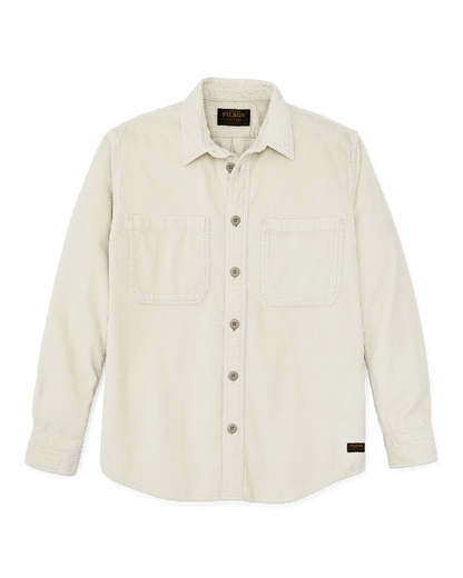 6-wale Corduroy Shirt - Stone