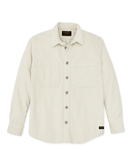 6-wale Corduroy Shirt - Stone