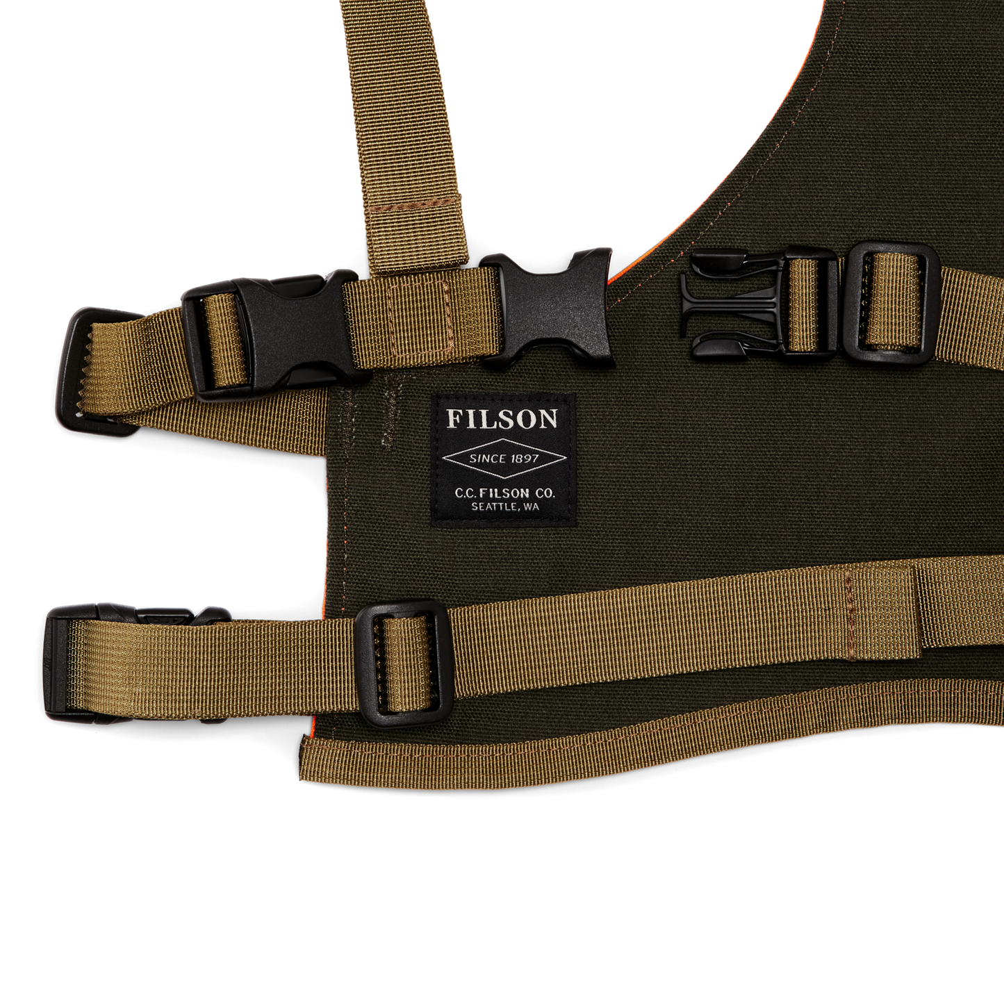 Dog Chest Protector - Blaze Orange