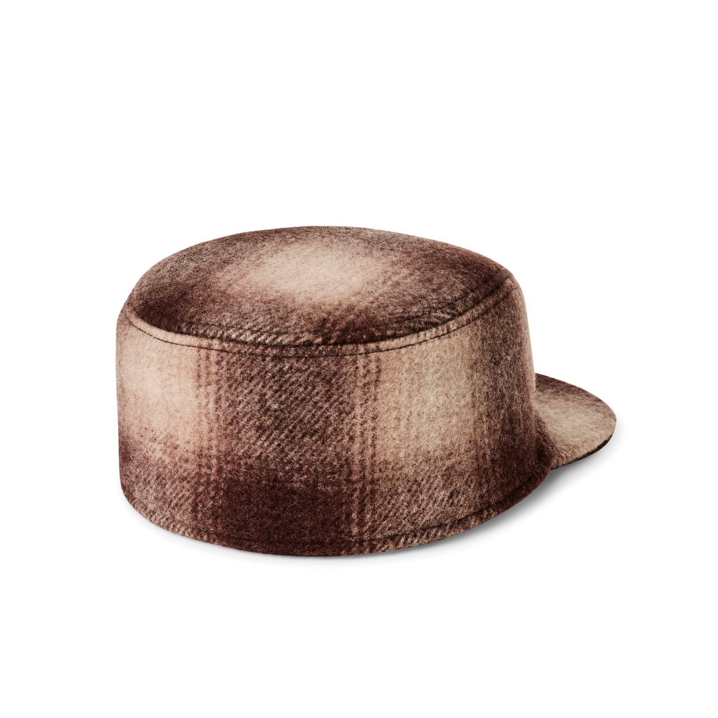 Mackinaw Wool Cap - Brown / Tan Ombre