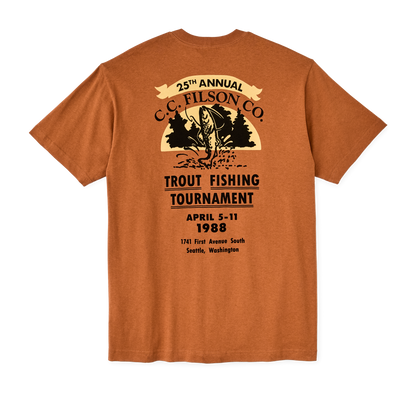 Frontier Graphic T-shirt - Bourbon / Tournament