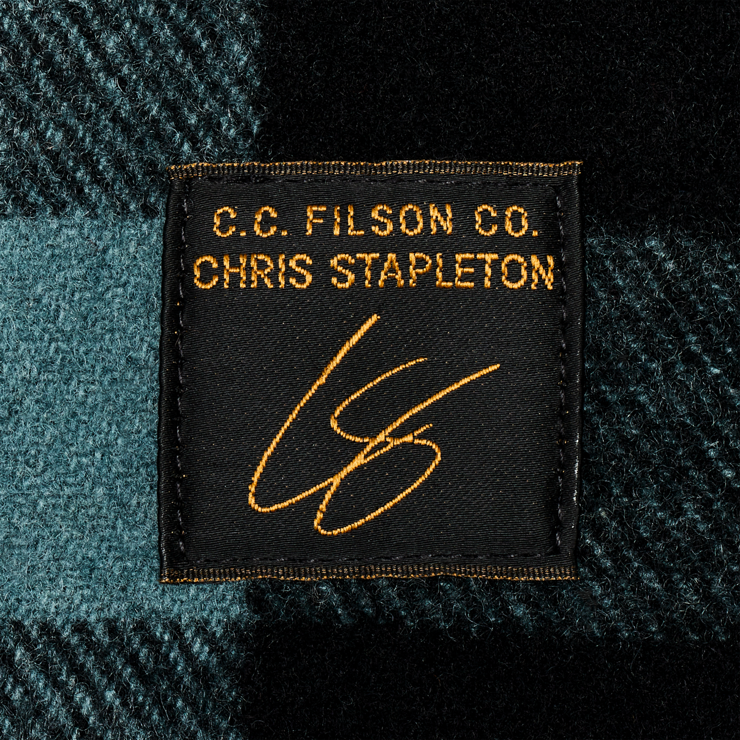 Chris Stapleton Signature Mackinaw Wool Cruiser - Faded Blue / Black Heritage Plaid