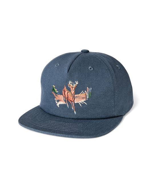 Deer Trucker Cap - Dusty Blue