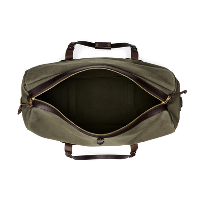 Large Rugged Twill Duffle Bag - Otter Green