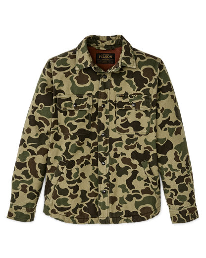 Fleece Lined Jac-shirt - Tundra Shrub Camo