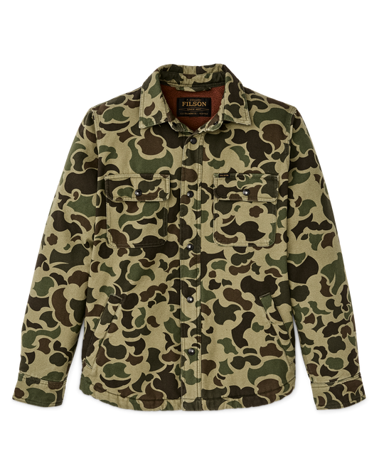 Fleece Lined Jac-shirt - Tundra Shrub Camo