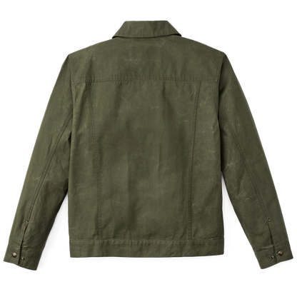 Dry Wax Short Cruiser Jacket - Olive