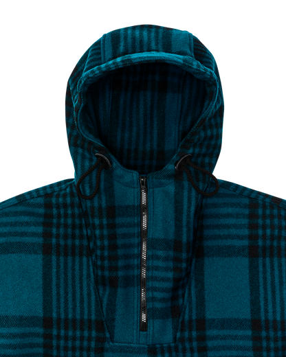 Mackinaw Wool Anorak - Blue / Black Plaid