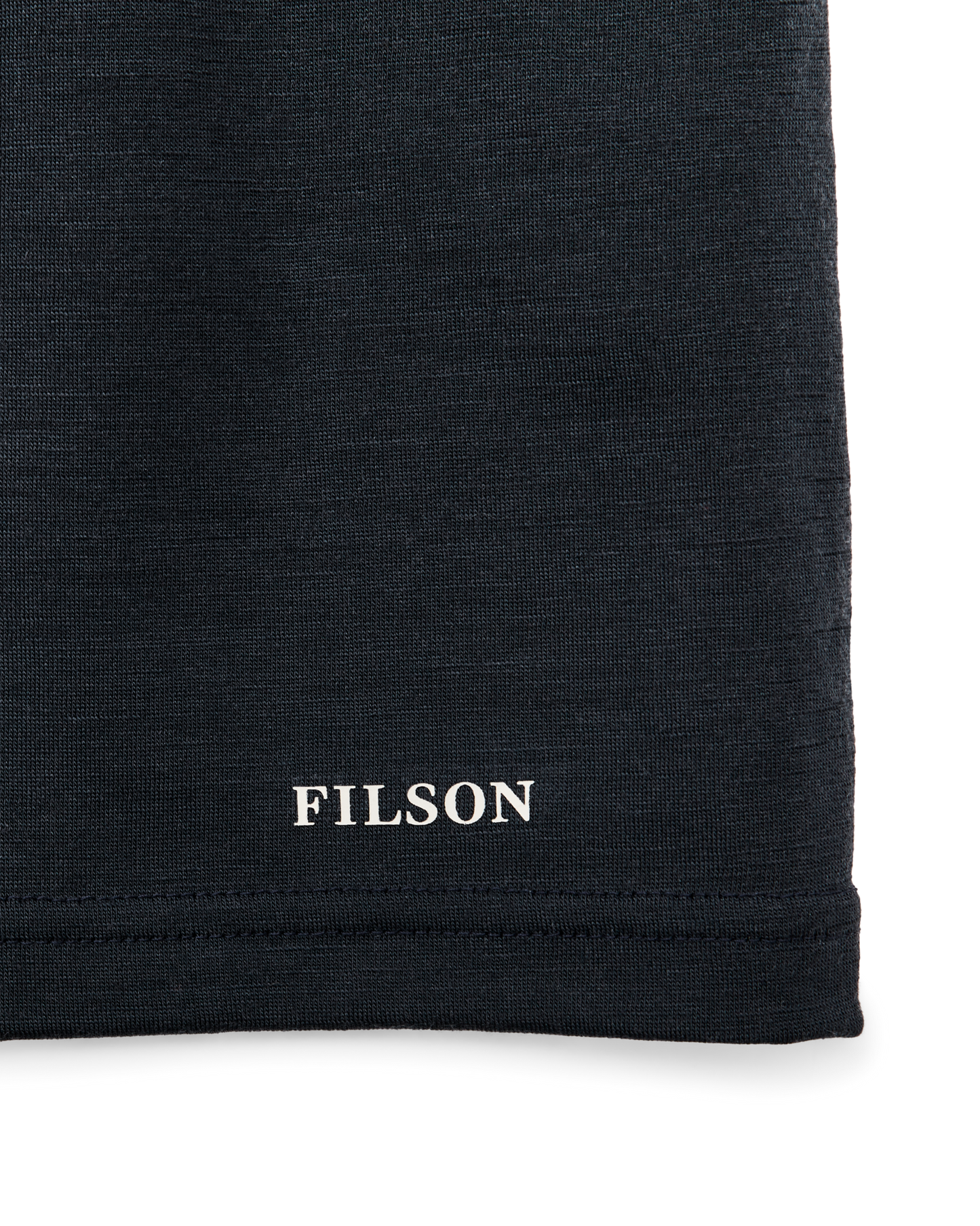 210g Merino Wool Short Sleeve Crewneck T-Shirt - Dark Navy
