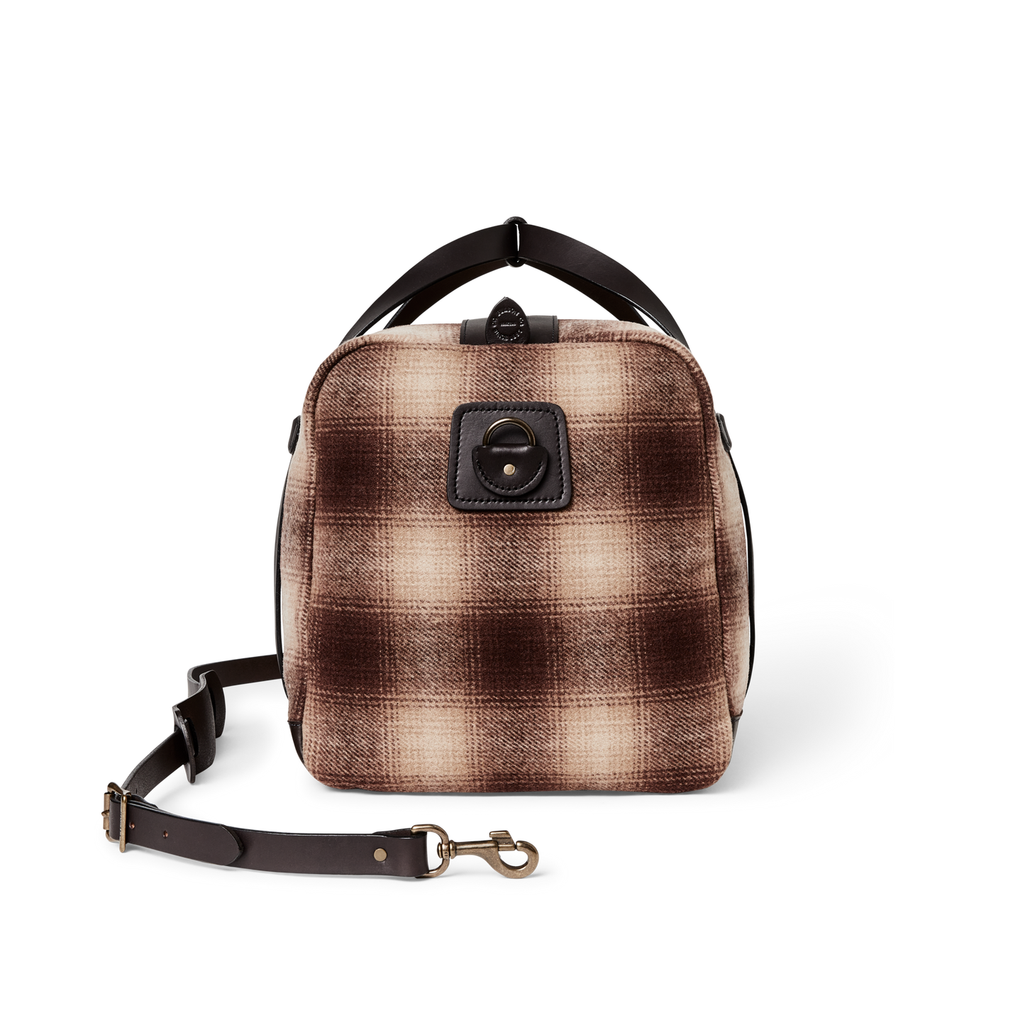 Medium Mackinaw Wool Duffle - Brown / Tan Ombre