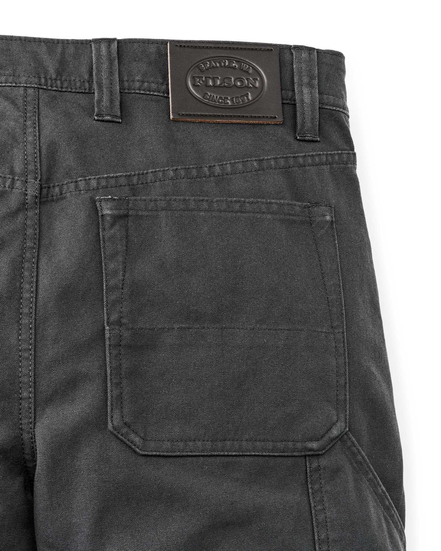 Dry Tin Double Front Pants - Raven