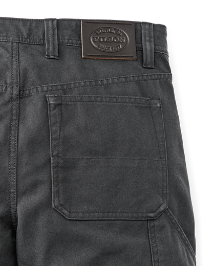 Dry Tin Double Front Pants - Raven