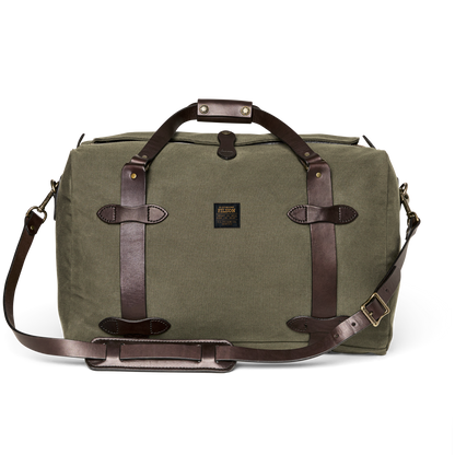 Medium Rugged Twill Duffle Bag - Otter Green
