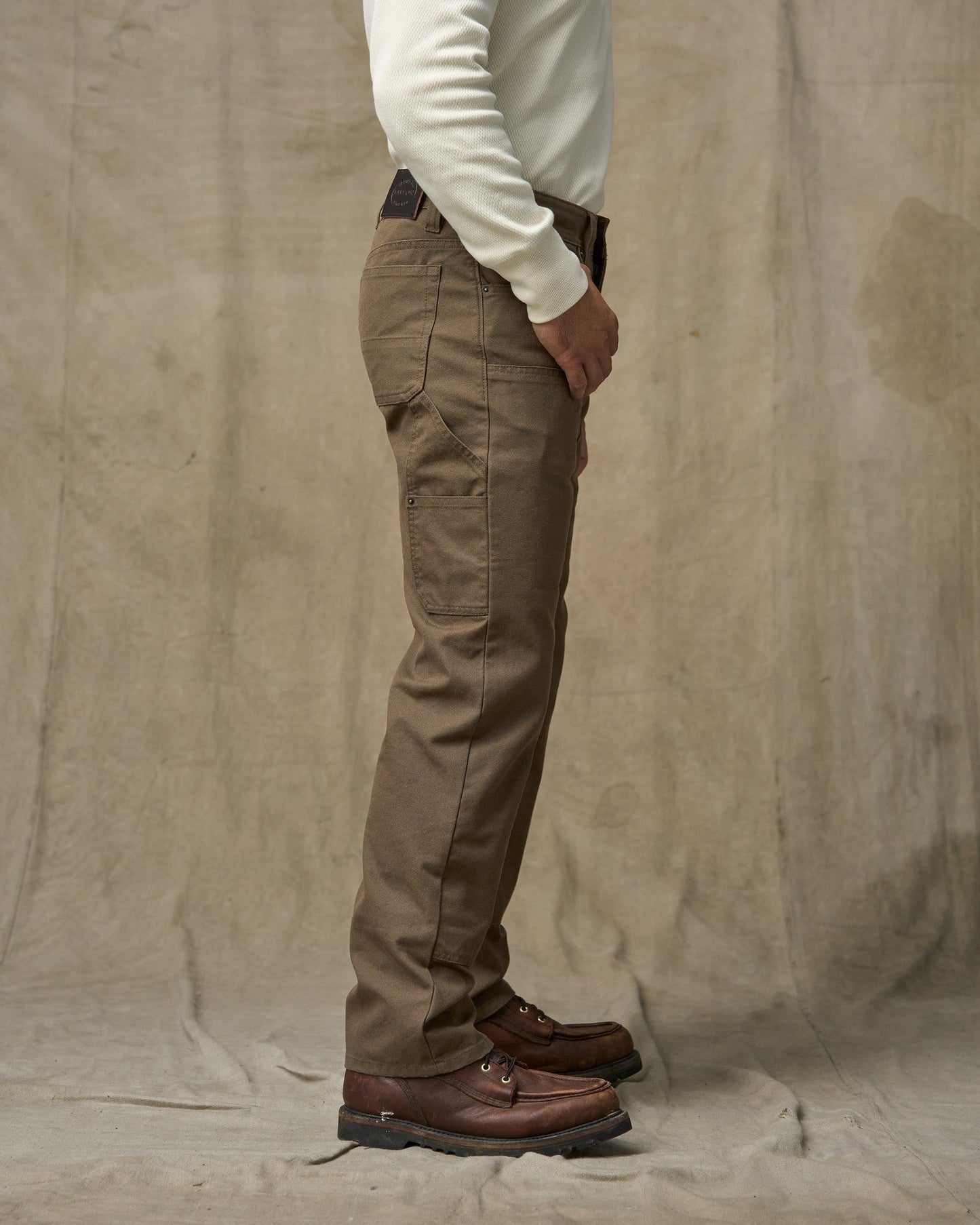 Dry Tin Double Front Pants - Marsh Olive