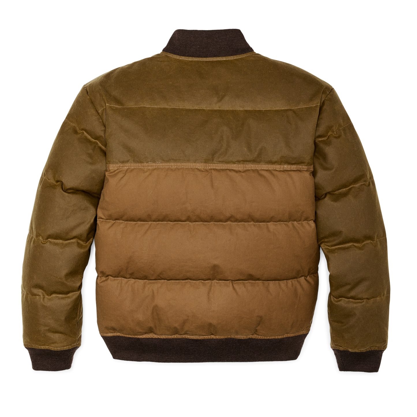 Down Bomber Jacket - Dark Tan