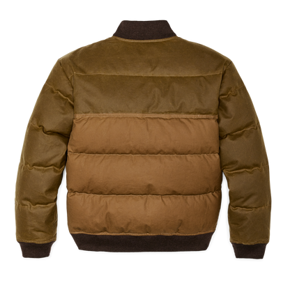 Down Bomber Jacket - Dark Tan