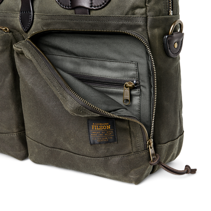24 Hour Tin Cloth Briefcase - Otter Green