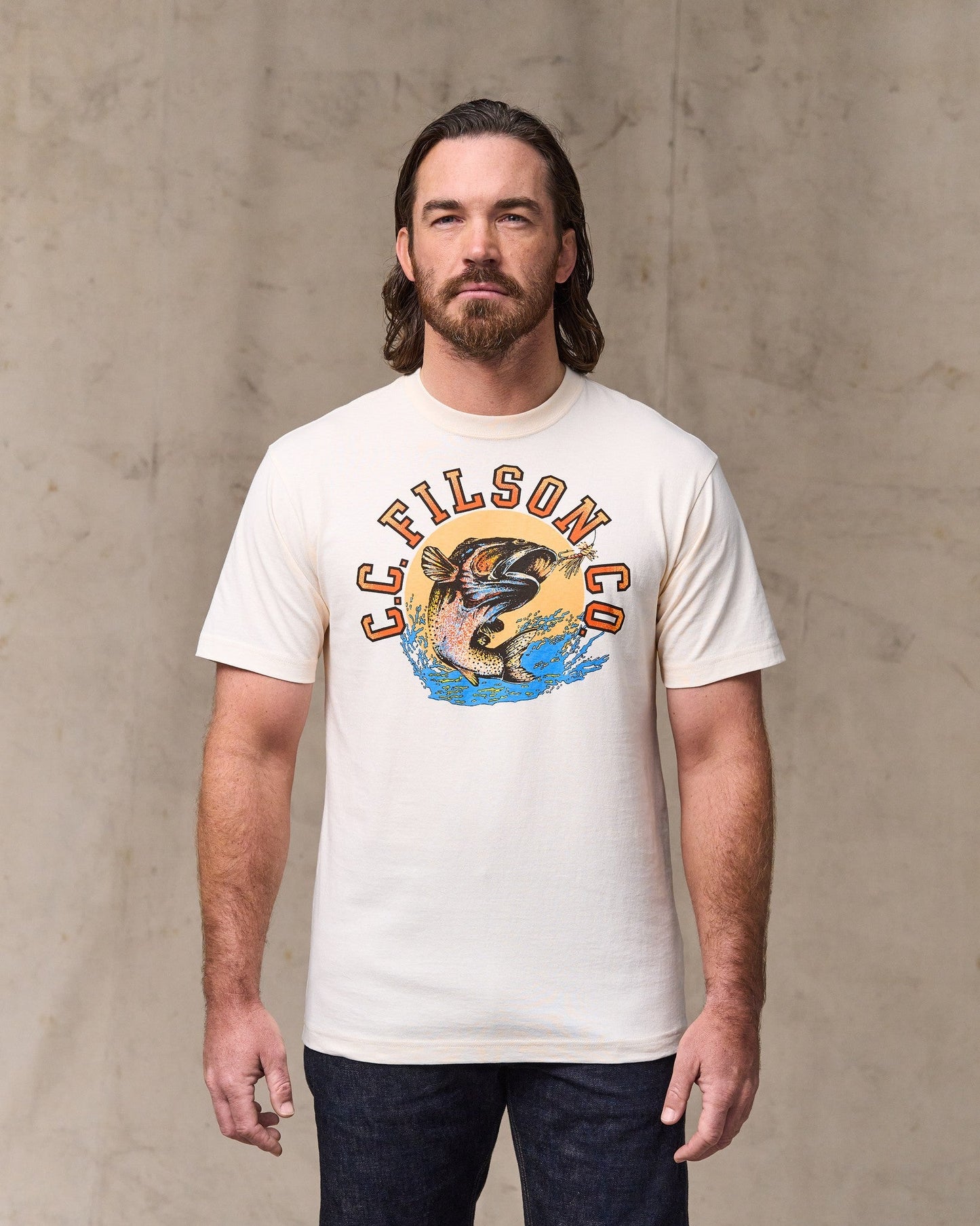 Dry Fly Graphic T-Shirt - Basswood