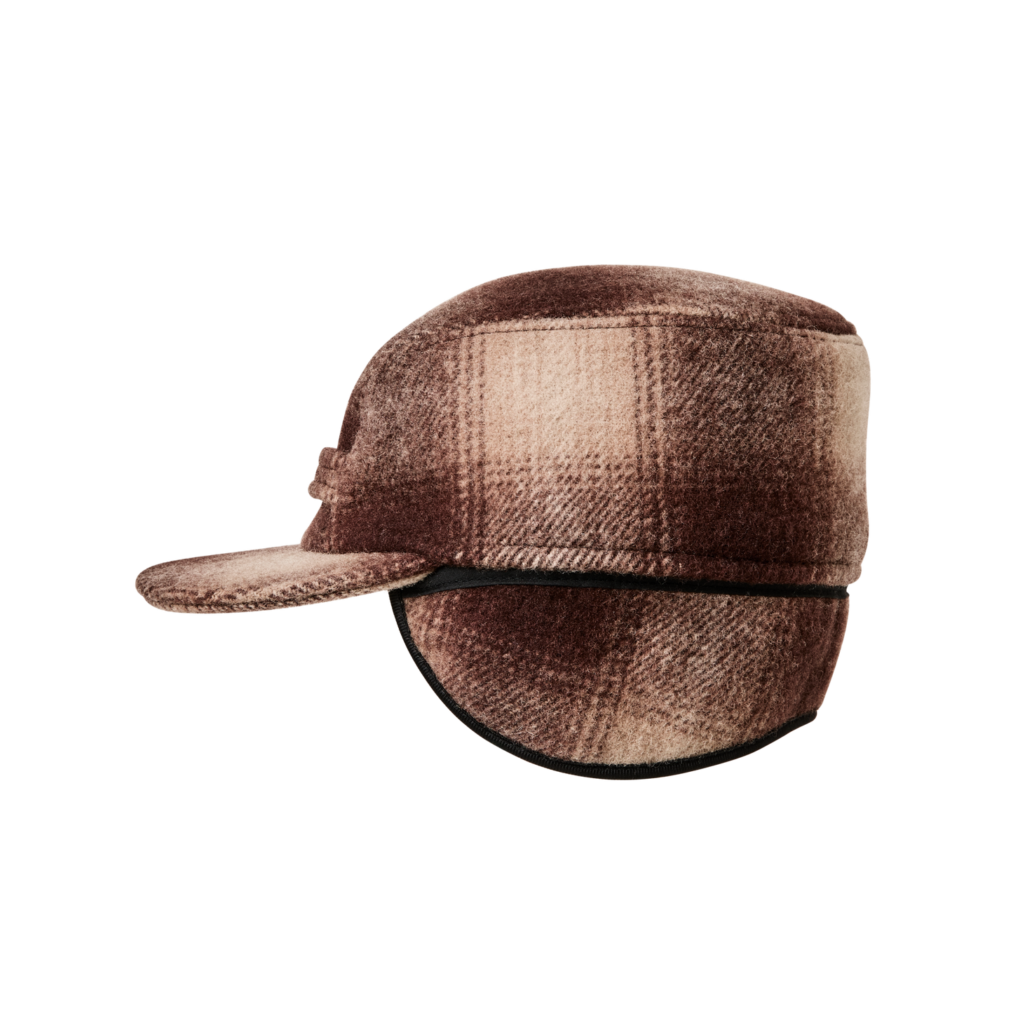 Mackinaw Wool Cap - Brown / Tan Ombre
