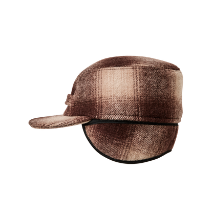 Mackinaw Wool Cap - Brown / Tan Ombre