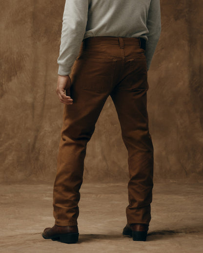 Dry Tin Cloth 5-pocket Pants - Whiskey