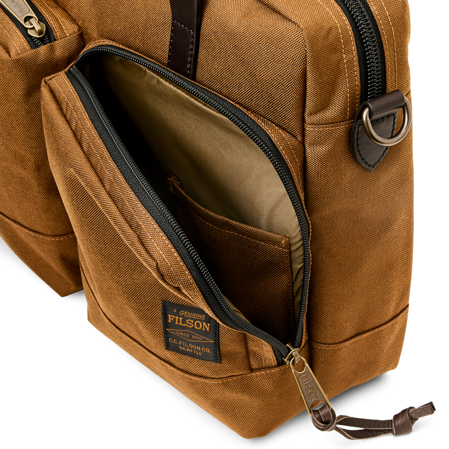 Dryden Briefcase - Whiskey