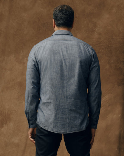 Chambray Cpo Shirt - Rinsed Indigo Chambray