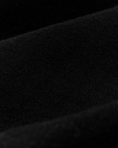 400g Merino Wool Hoodie - Black