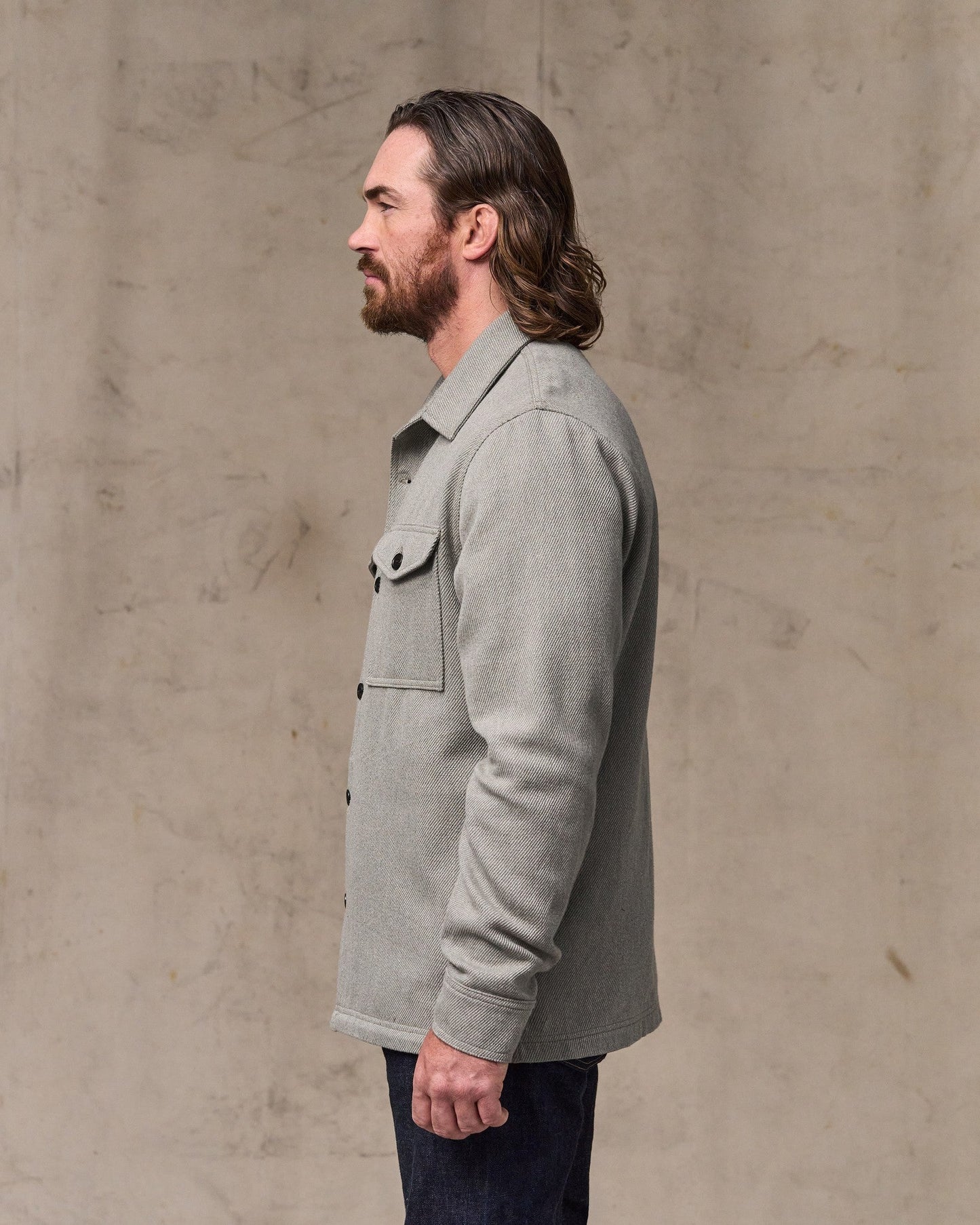 Deer Island Jac-Shirt - Heather Natural