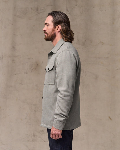 Deer Island Jac-Shirt - Heather Natural