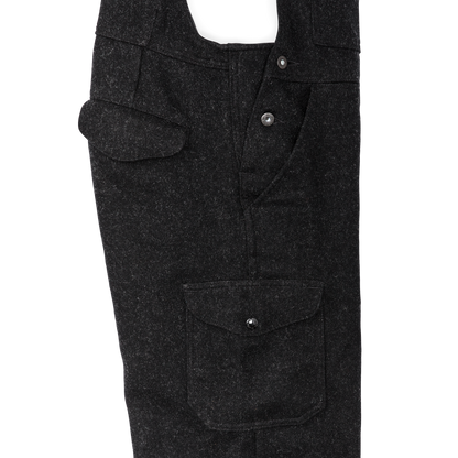 Mackinaw Wool Bibs - Charcoal