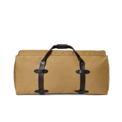 Large Rugged Twill Duffle Bag - Tan