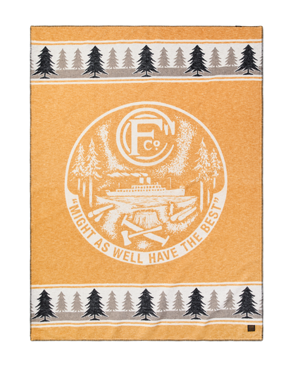 Forestry Cotton Blanket - Buckthorn Brown