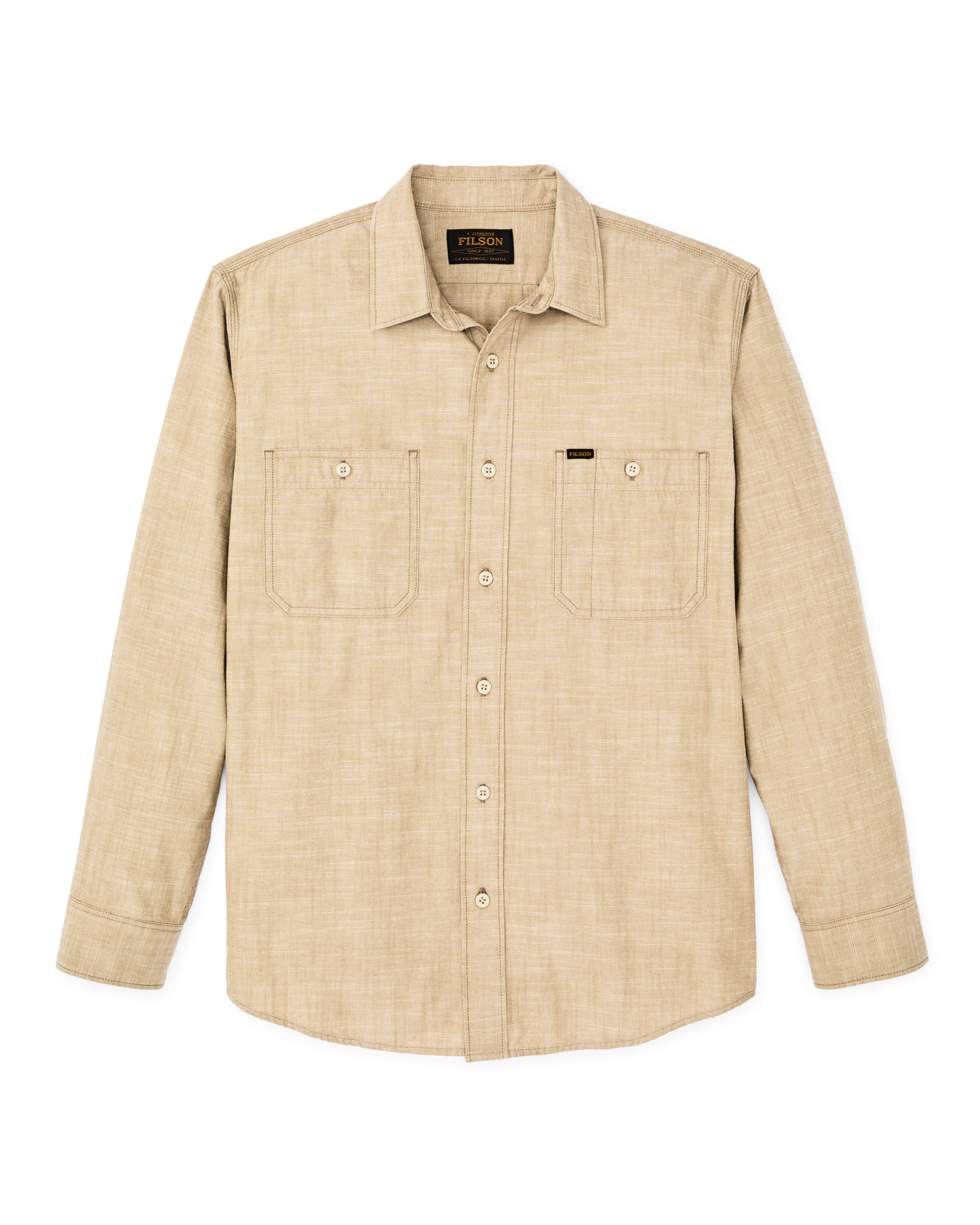 Chambray Cpo Shirt - Tan