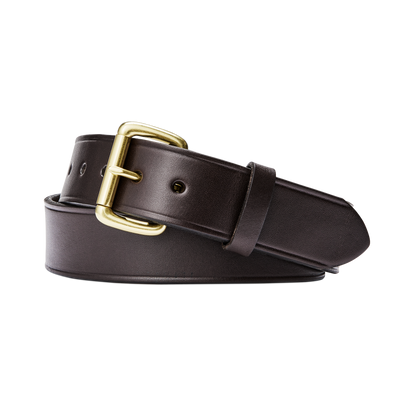 1-1/2" Bridle Leather Belt - Brown Leather