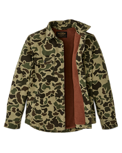 Fleece Lined Jac-shirt - Tundra Shrub Camo