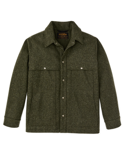 Mackinaw Wool Cape Coat - Forest Green