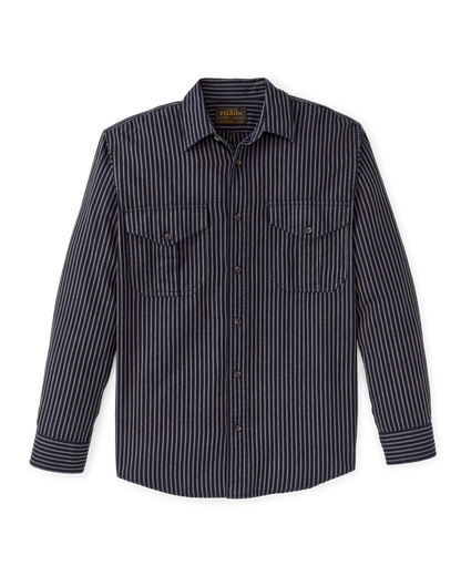 Lightweight Alaskan Guide Shirt - Indigo / Ticking Stripe