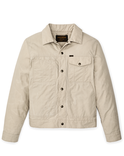 Dry Wax Short Cruiser Jacket - Quail Tan