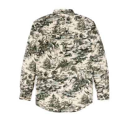 Filson X Housefly Washed Feather Cloth Shirt - Khaki / Scenic