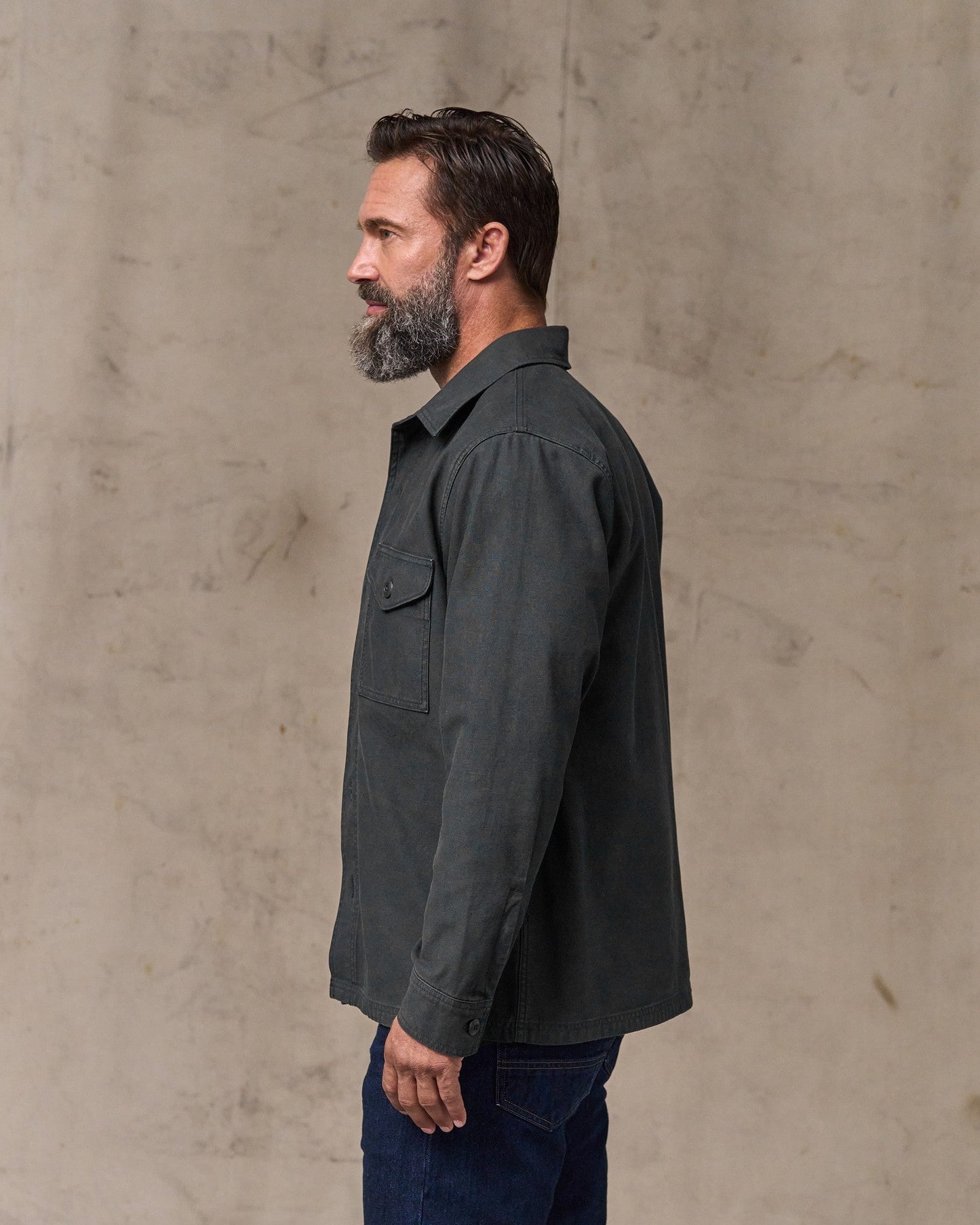 Field Jac-Shirt - Washed Faded Black