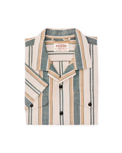 Chambray Camp Shirt - Natural / Khaki